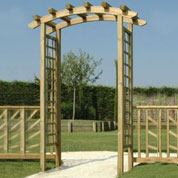 Pergola Bois en Arc spciale Entre